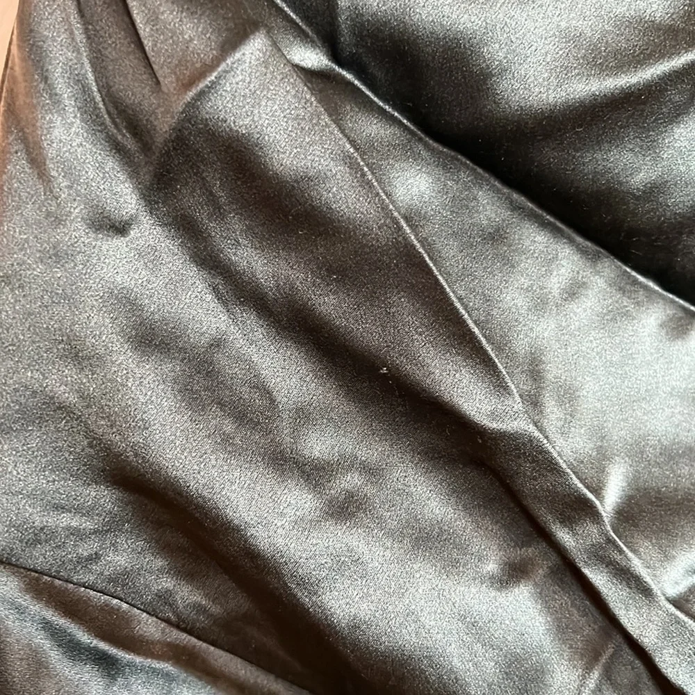 The Sei One Shoulder Midi Dress in Hunter - Picture 12 of 16